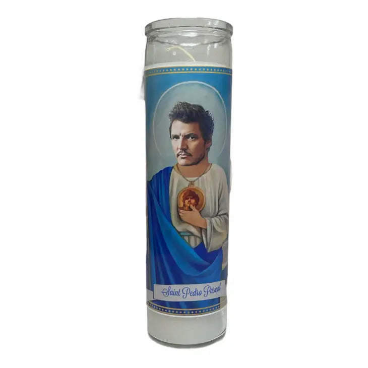 Pedro Pascal Devotional Prayer Saint Candle The Happy Southerner 