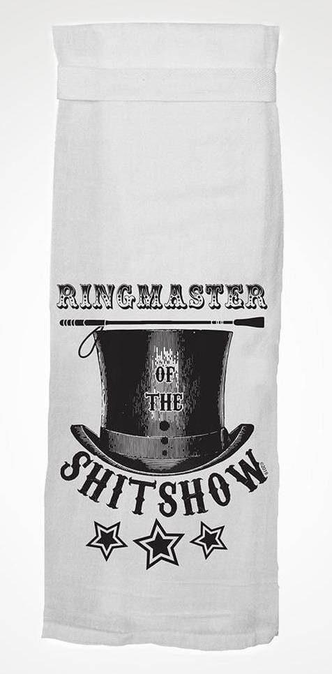 Ringmaster of the Shitshow Towel The Happy Southerner 