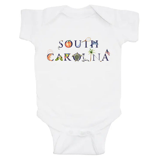 South Carolina Baby Onesie The Happy Southerner 