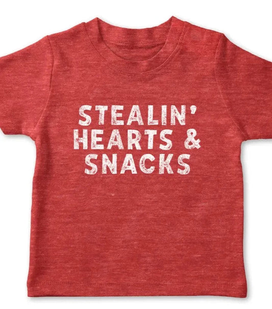Stealin' Hearts & Snacks - Toddler Shirt The Happy Southerner 
