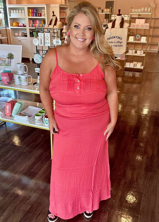 Sullivan Maxi Dress - Watermelon The Happy Southerner 