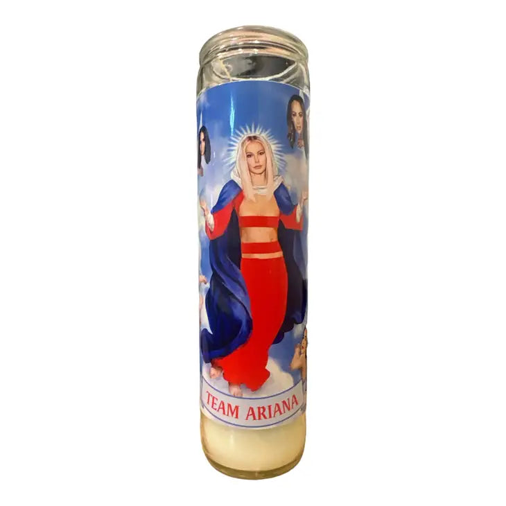 Team Ariana Devotional Prayer Saint Candle The Happy Southerner 