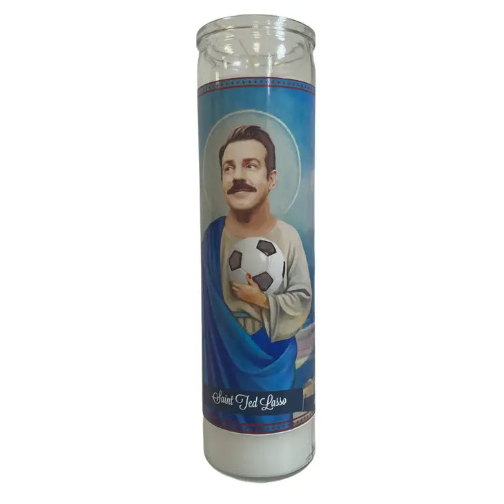 Ted Lasso Devotional Prayer Saint Candle The Happy Southerner 